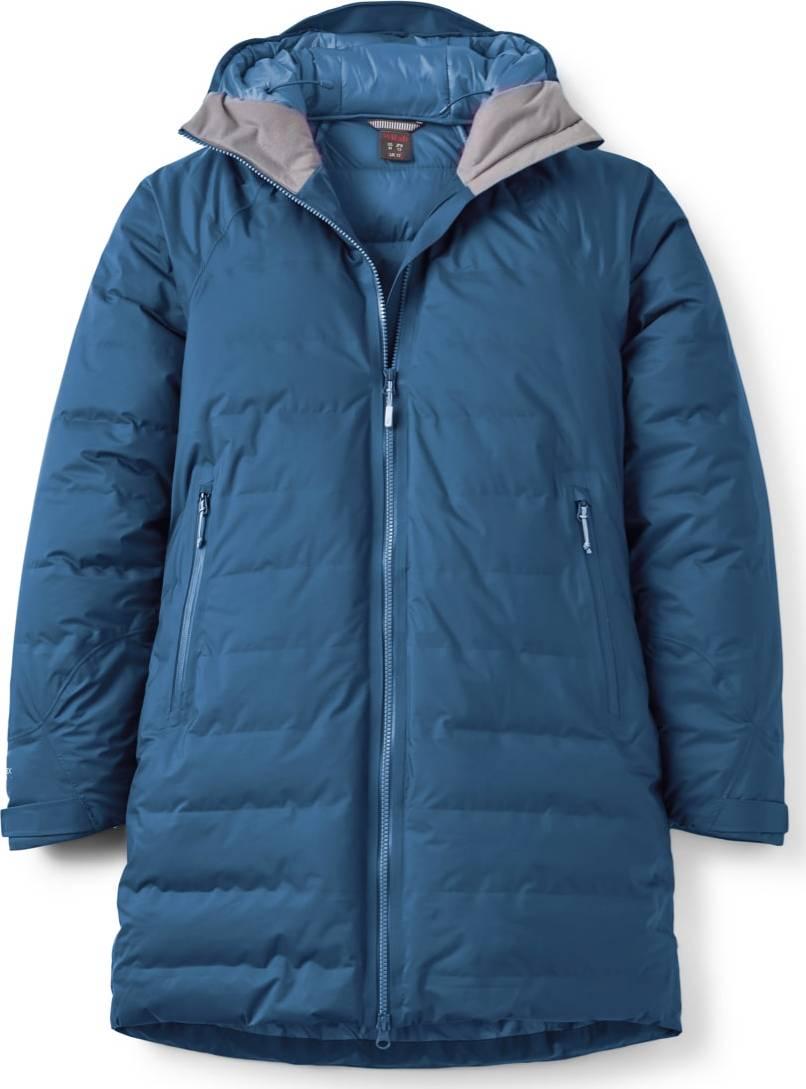 Rab Valiance Waterproof Parka dame vinterjakke i Tempest Blue