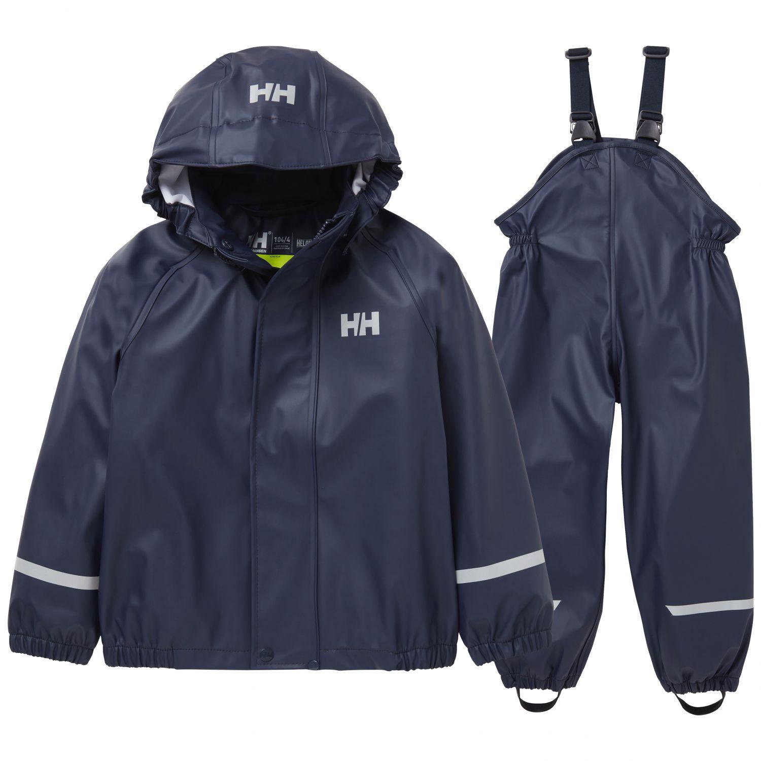 Helly Hansen Bergen 2.0 PU regnsett junior i marineblå