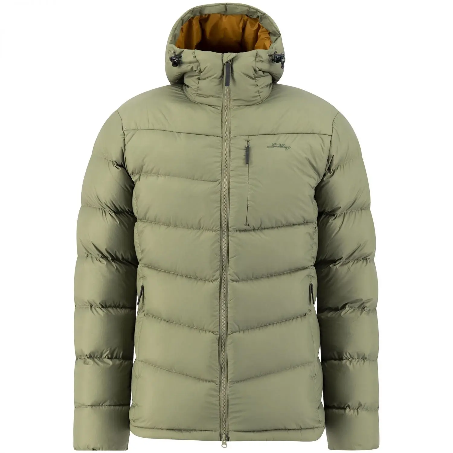 Lundhags Fulu Down Hooded Jacket herre i grønn farge