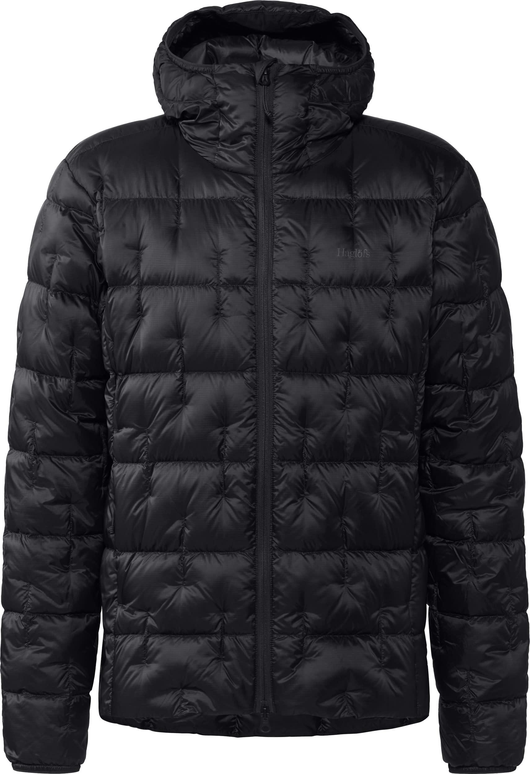 Haglöfs Hede Down Hood herre i true black
